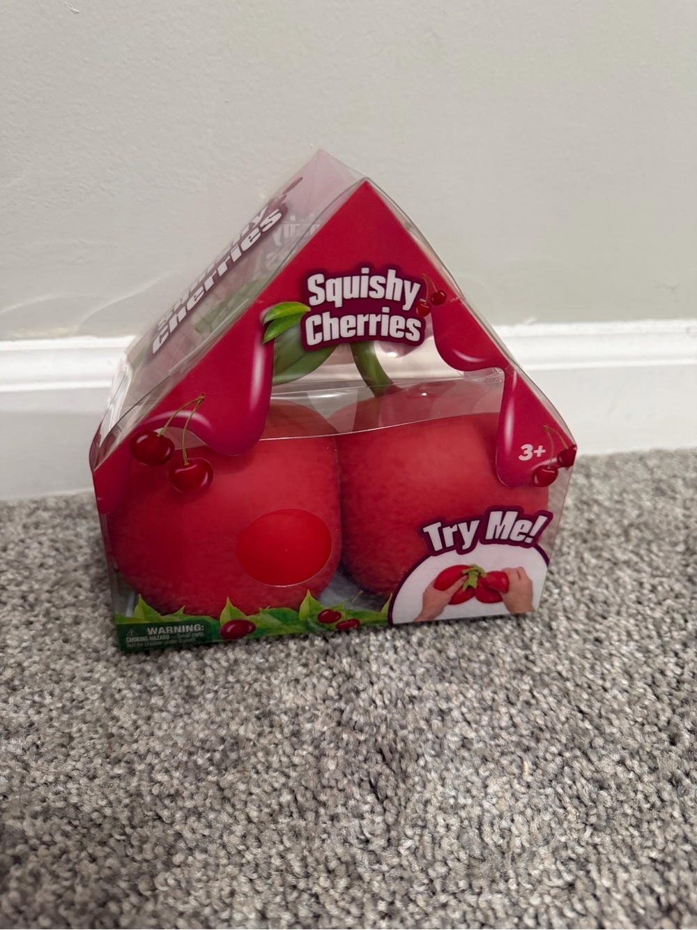 NEW Squishy Cherries Sensory Toy